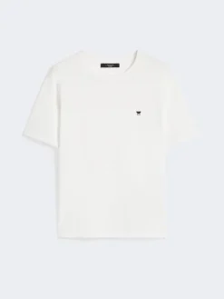 Cotton basic T-shirt - OPTICAL WHITE