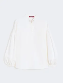 Cotton blouse - IVORY