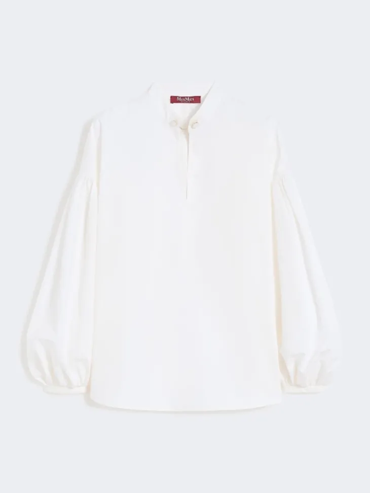 Cotton blouse - IVORY