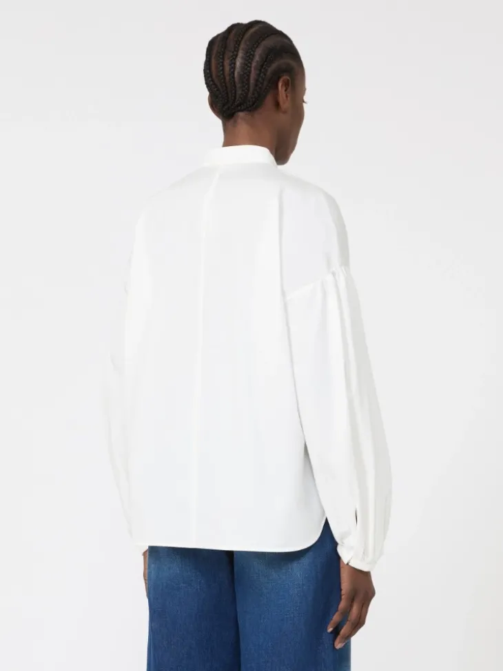 Cotton blouse - IVORY