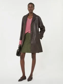 Cotton boxy sweater - ANTIQUE ROSE