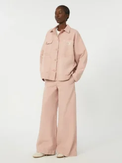 Cotton canvas workwear jacket - PINK