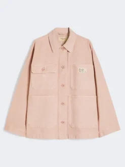 Cotton canvas workwear jacket - PINK