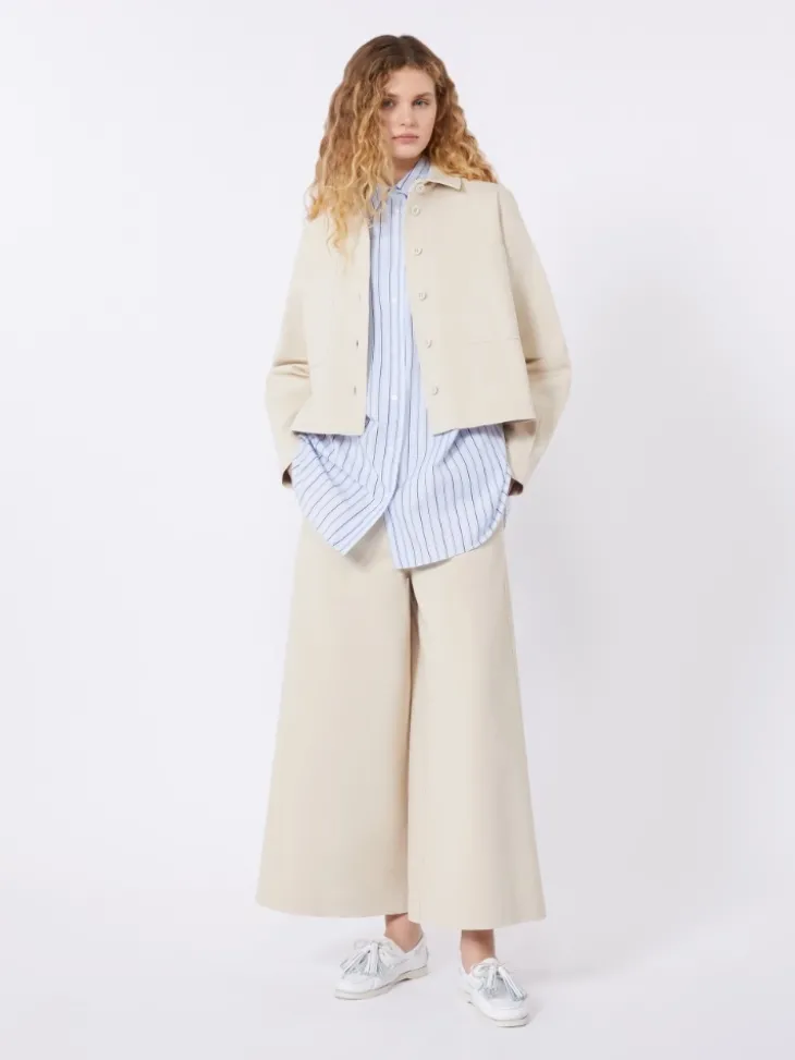 Cotton drill shirt - SAND