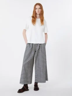 Cotton jersey boxy T-shirt - WHITE