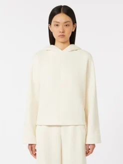 Cotton jersey sweatshirt - IVORY