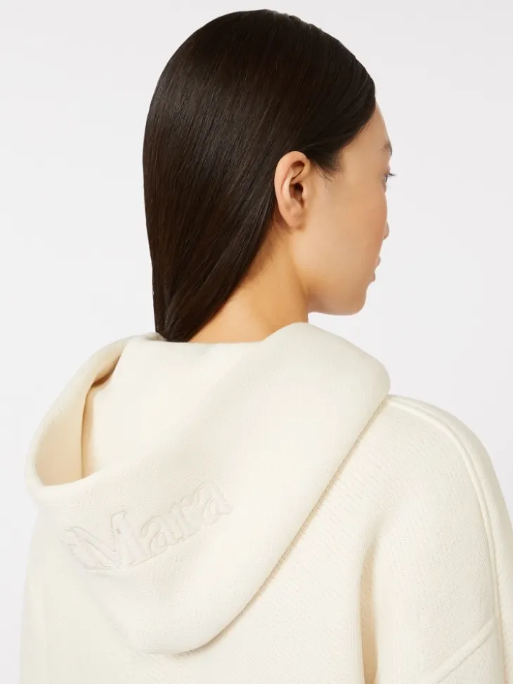 Cotton jersey sweatshirt - IVORY