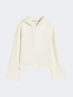 Cotton jersey sweatshirt - IVORY