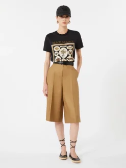 Cotton jersey T-shirt - BLACK