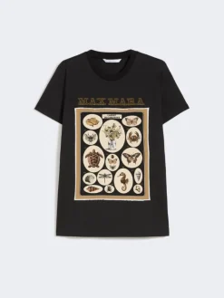 Cotton jersey T-shirt - BLACK