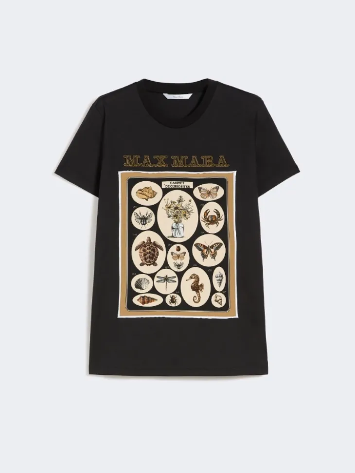 Cotton jersey T-shirt - BLACK
