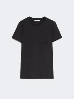 Cotton jersey T-shirt - BLACK