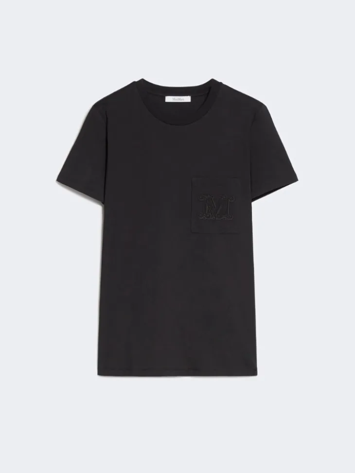 Cotton jersey T-shirt - BLACK