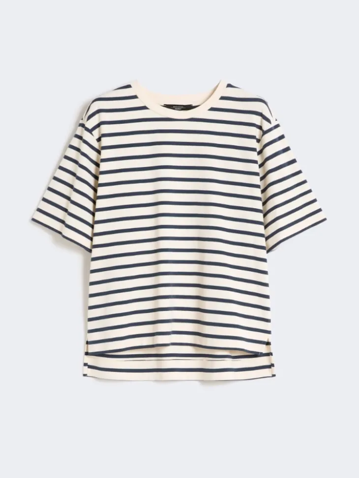 Cotton jersey T-shirt - ECRU