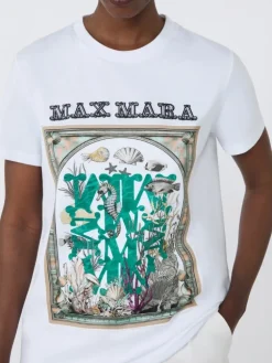 Cotton jersey T-shirt - OPTICAL WHITE