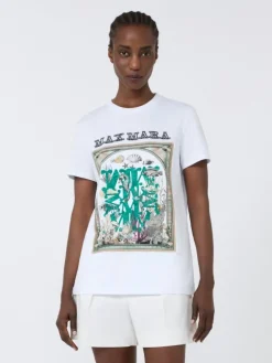 Cotton jersey T-shirt - OPTICAL WHITE