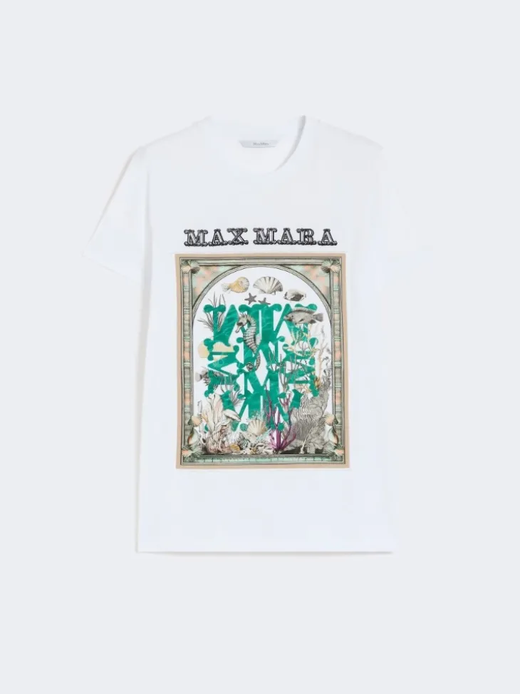 Cotton jersey T-shirt - OPTICAL WHITE