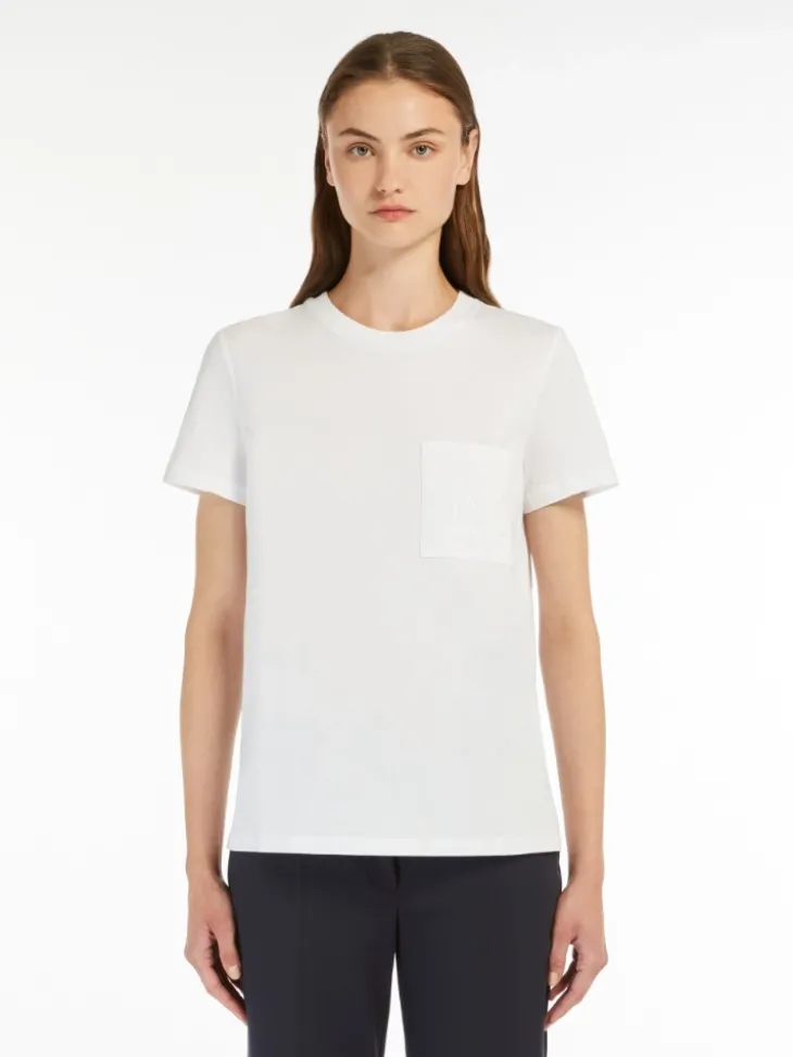 Cotton jersey T-shirt - OPTICAL WHITE