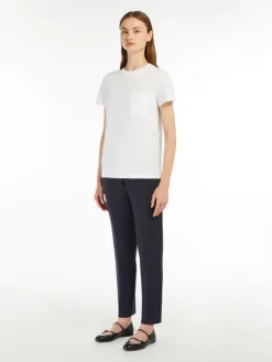 Cotton jersey T-shirt - OPTICAL WHITE