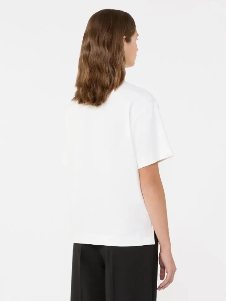 Cotton jersey T-shirt - WHITE