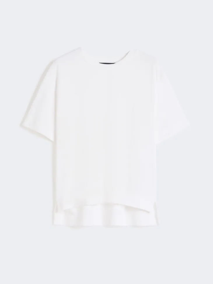Cotton jersey T-shirt - WHITE