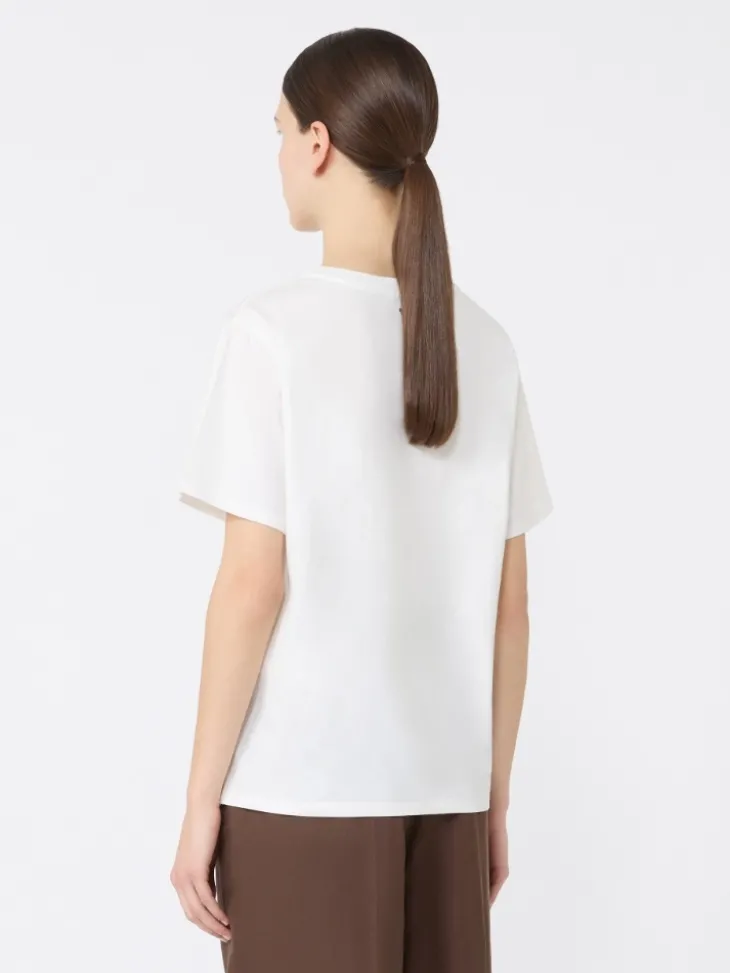 Cotton jersey T-shirt - WHITE