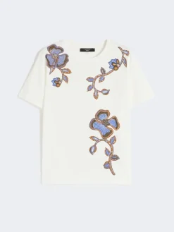 Cotton jersey T-shirt - WHITE