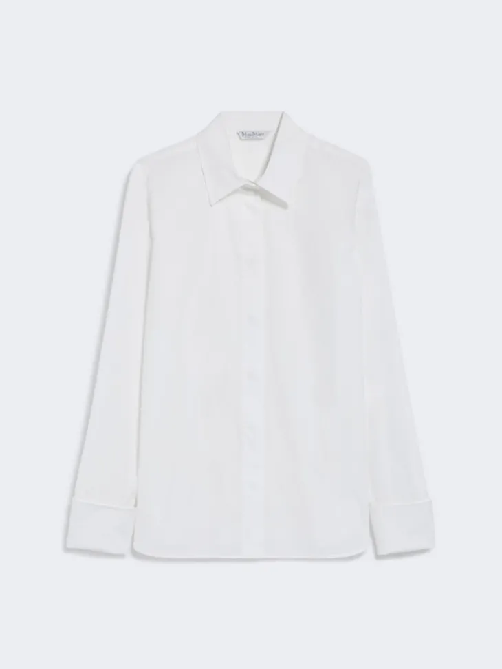 Cotton logo shirt - OPTICAL WHITE