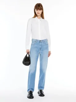 Cotton logo shirt - OPTICAL WHITE