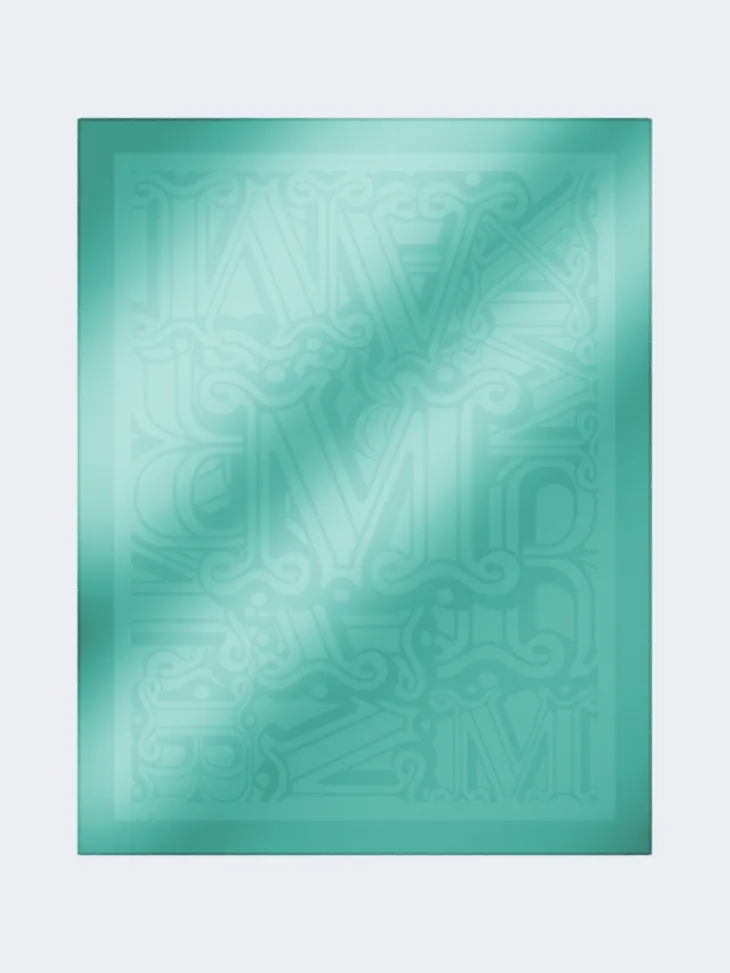 Cotton, modal and cashmere jacquard shawl - PASTEL GREEN