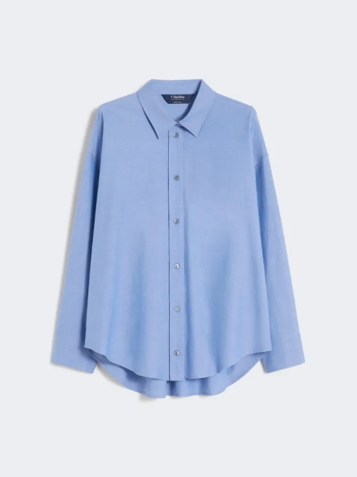 Cotton Oxford shirt - LIGHT BLUE