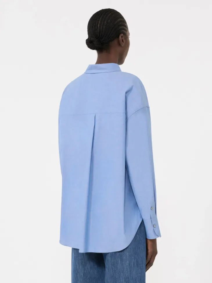 Cotton Oxford shirt - LIGHT BLUE