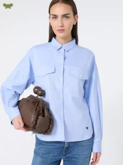 Cotton Oxford shirt - LIGHT BLUE