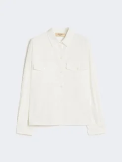 Cotton Oxford shirt - WHITE