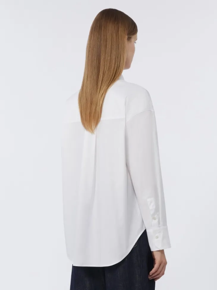 Cotton Oxford shirt - WHITE