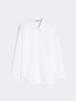 Cotton Oxford shirt - WHITE