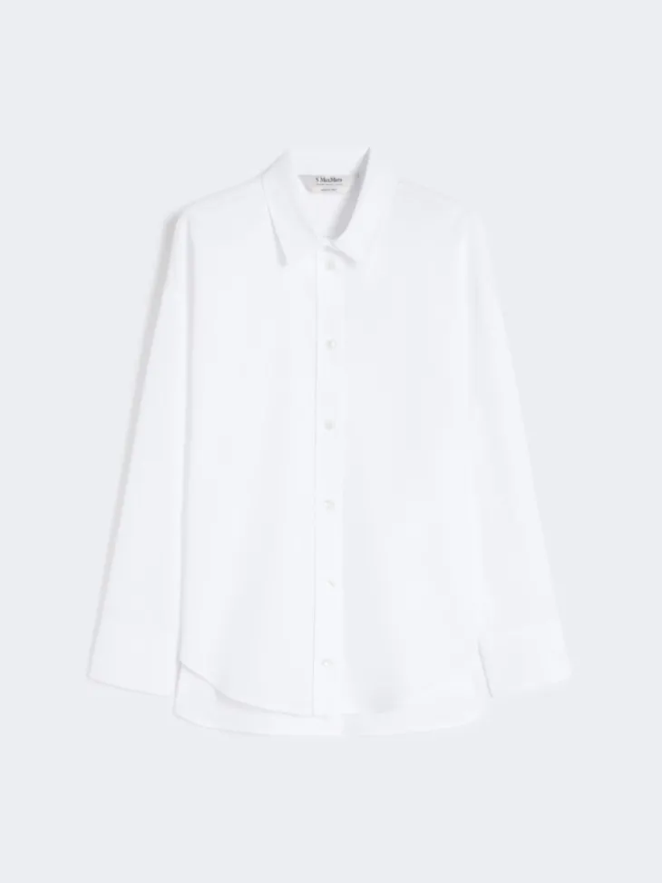 Cotton Oxford shirt - WHITE