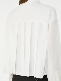 Cotton poplin shirt - OPTICAL WHITE