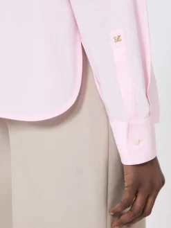 Cotton poplin shirt - PINK