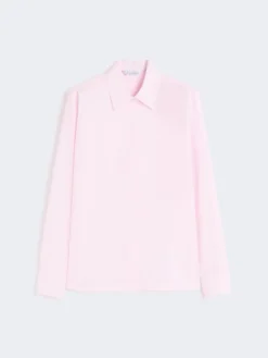 Cotton poplin shirt - PINK