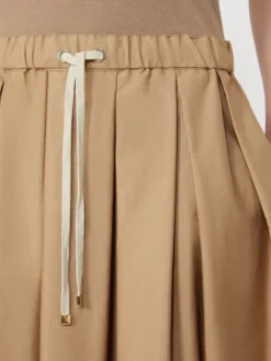 Cotton poplin skirt - DESERT