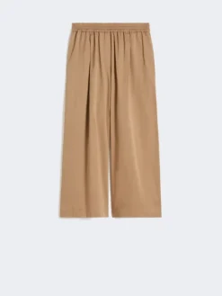Cotton rasetto trousers - EARTH