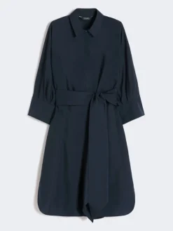 Cotton shirt dress - MIDNIGHTBLUE