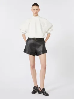 Cotton stretch sweatshirt - IVORY