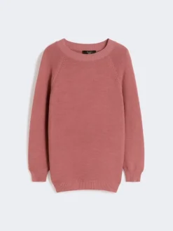 Cotton sweater - ANTIQUE ROSE