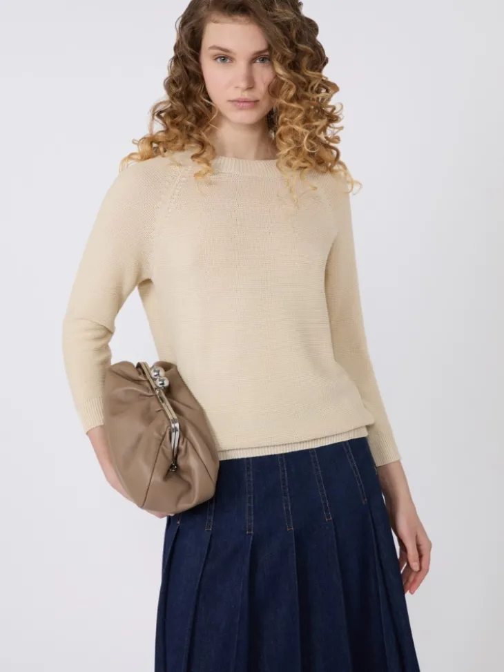Cotton sweater - ECRU