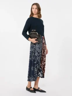 Cotton sweater - NAVY
