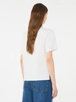 Cotton T-shirt with graphic print - WHITE