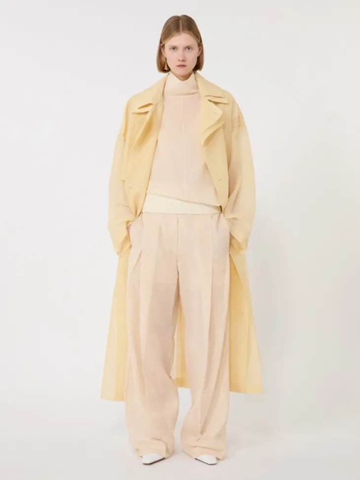 Cotton voile two-piece blouse - ECRU