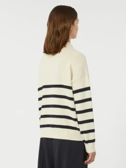 Cotton yarn jumper - NAVY